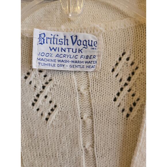 Softwear Vintage Cream Knit Vest - Picture 4 of 7